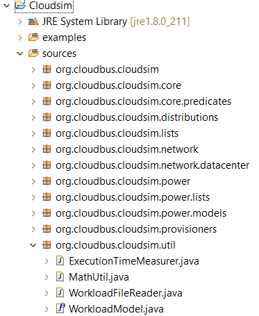 Class list of Org.cloudbus.cloudsim.utils
