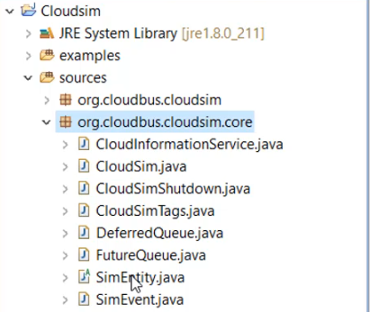 Class list of org.cloudbus.cloudsim.core